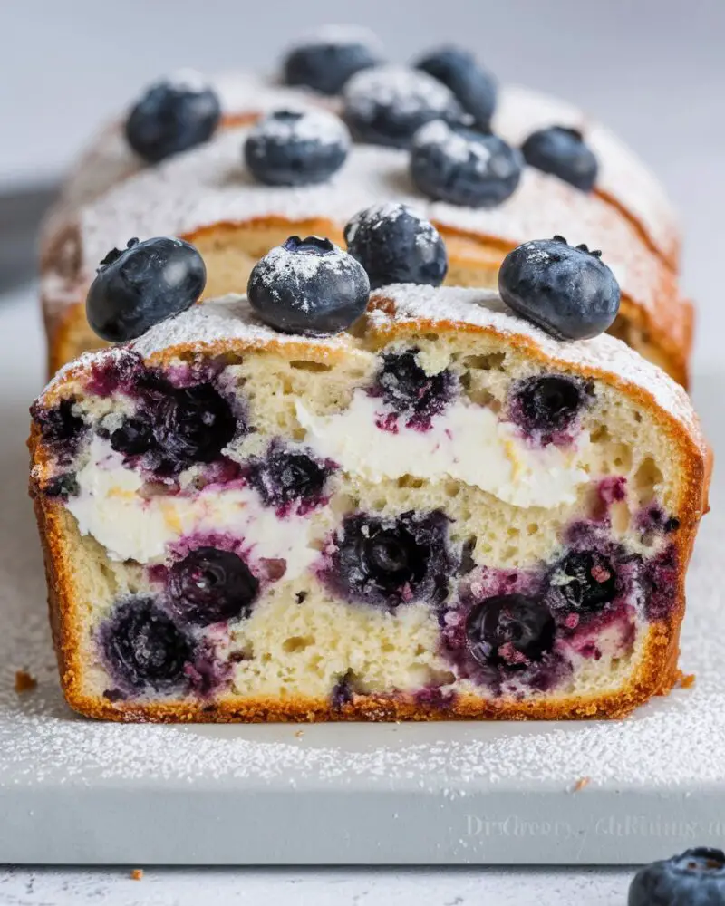 Blueberry Cream Cheese Bread