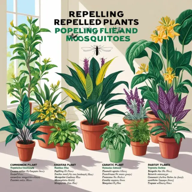 Create eye-catching Pinterest pins on : Plants that Repel Flies and Mosquitoes