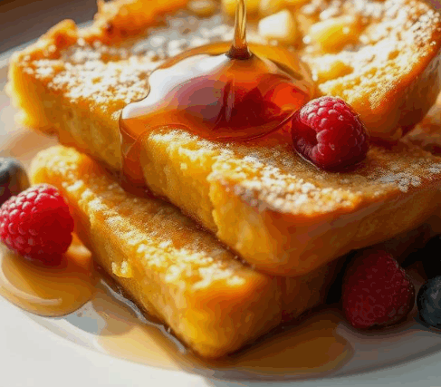 Golden Pound Cake French Toast