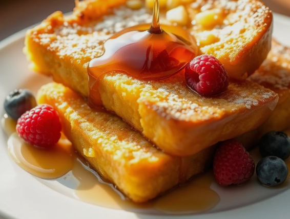 Golden Pound Cake French Toast