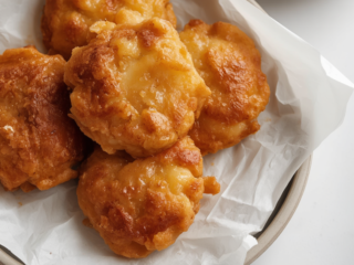 Fresh Peach Fritters Recipe
