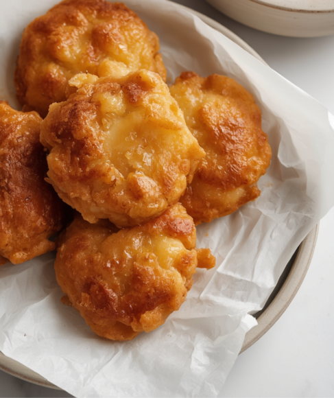 Fresh Peach Fritters Recipe