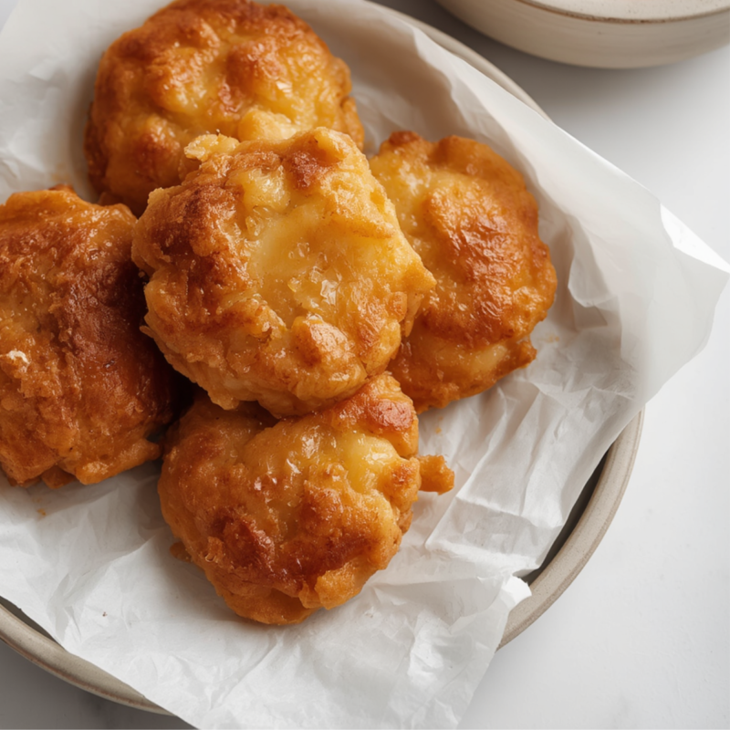 Fresh Peach Fritters Recipe