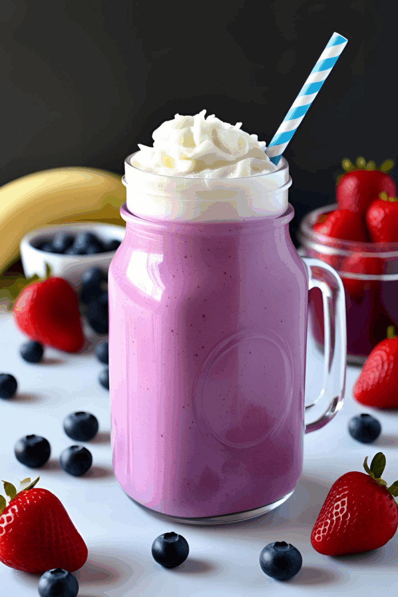 Berry Blast Smoothie Shake