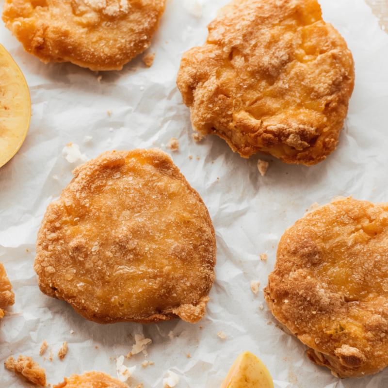 Fresh Peach Fritters Recipe