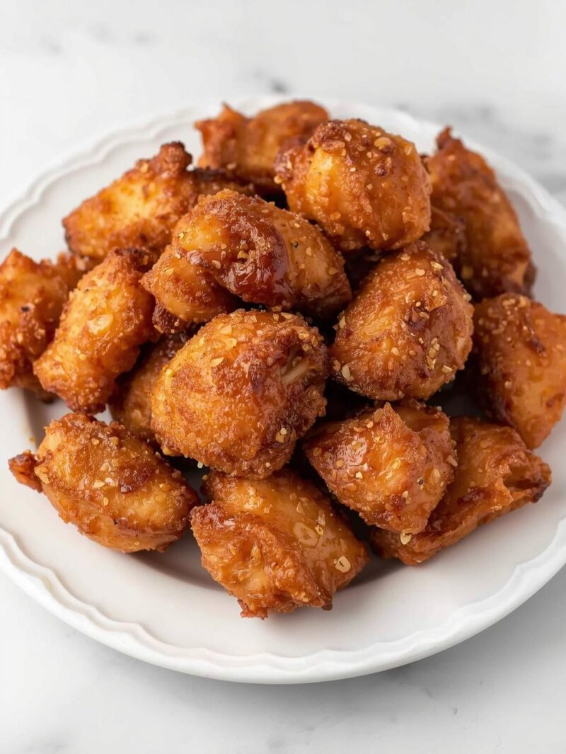 Hawaiian Crispy Garlic Chicken