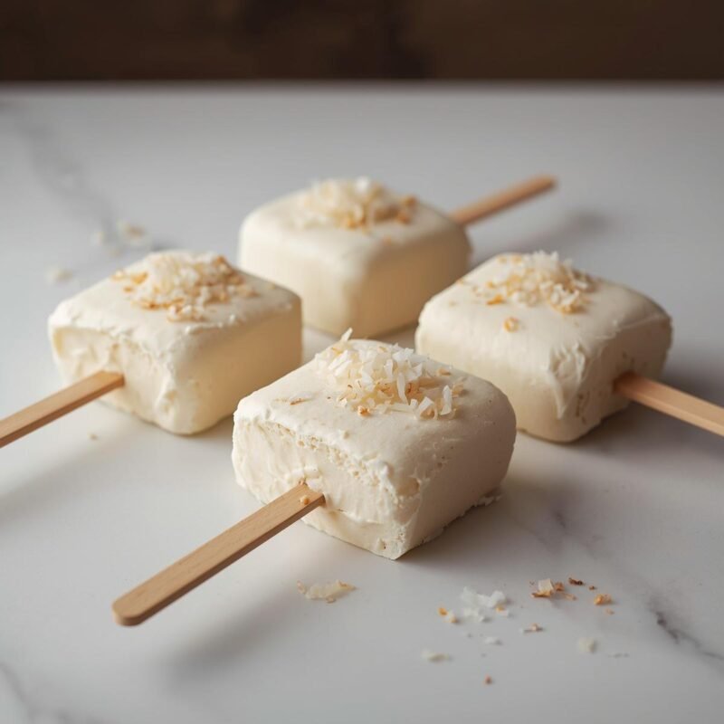 Vegan Marshmallow-Coconut Cream Pops Recipe