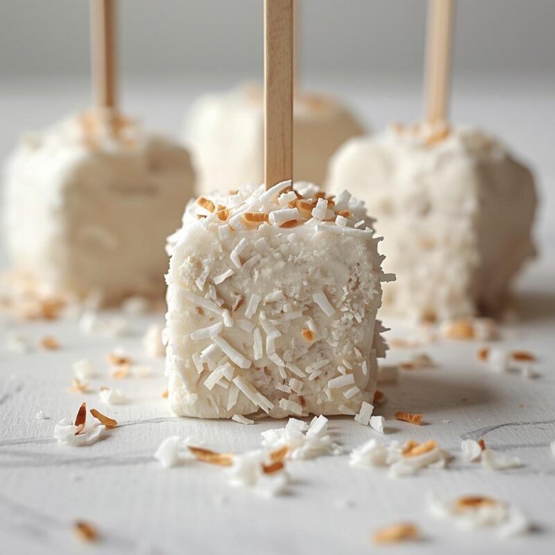 Vegan Marshmallow-Coconut Cream Pops Recipe