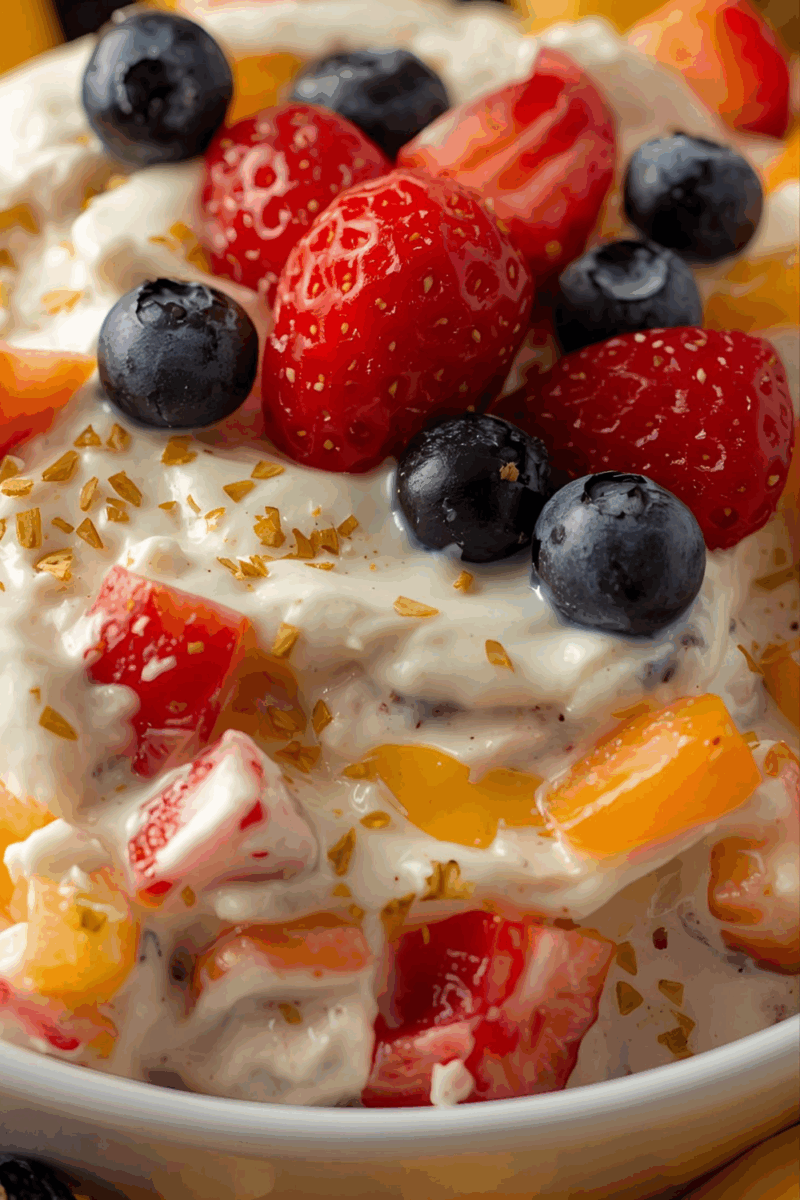 Sweet Cream Cheese Fruit Dip Variations