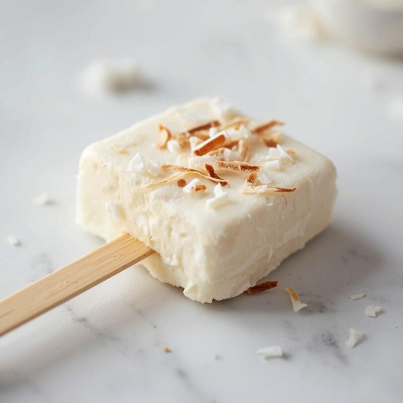 Vegan Marshmallow-Coconut Cream Pops Recipe