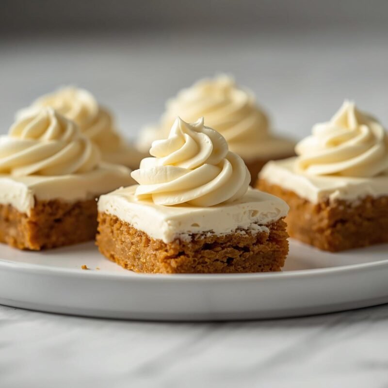 Pumpkin Bars with Cream Cheese Frosting