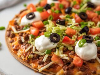 Vegan Copycat Taco Bell Mexican Pizza Recipe