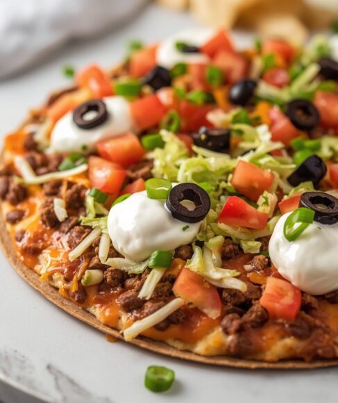 Vegan Copycat Taco Bell Mexican Pizza Recipe