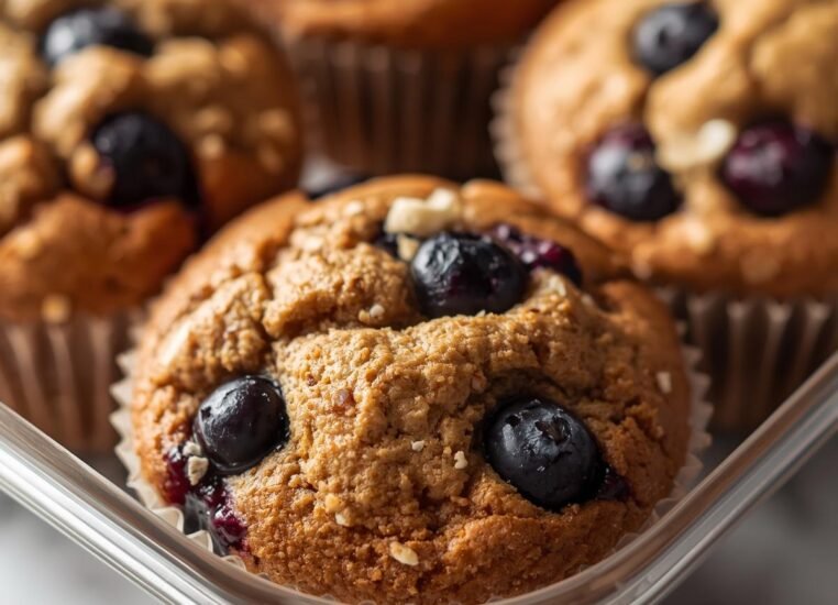 Vegan Blueberry Cream Cheese Muffins