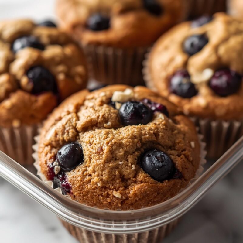 Vegan Blueberry Cream Cheese Muffins