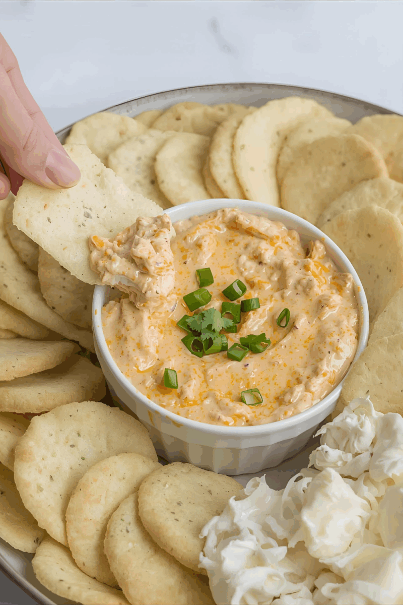 Classic Buffalo Chicken Cream Cheese Dip