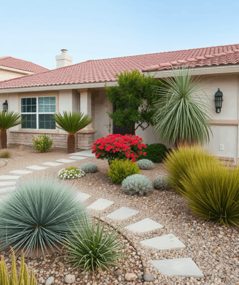 Create a stunning front yard entry today.