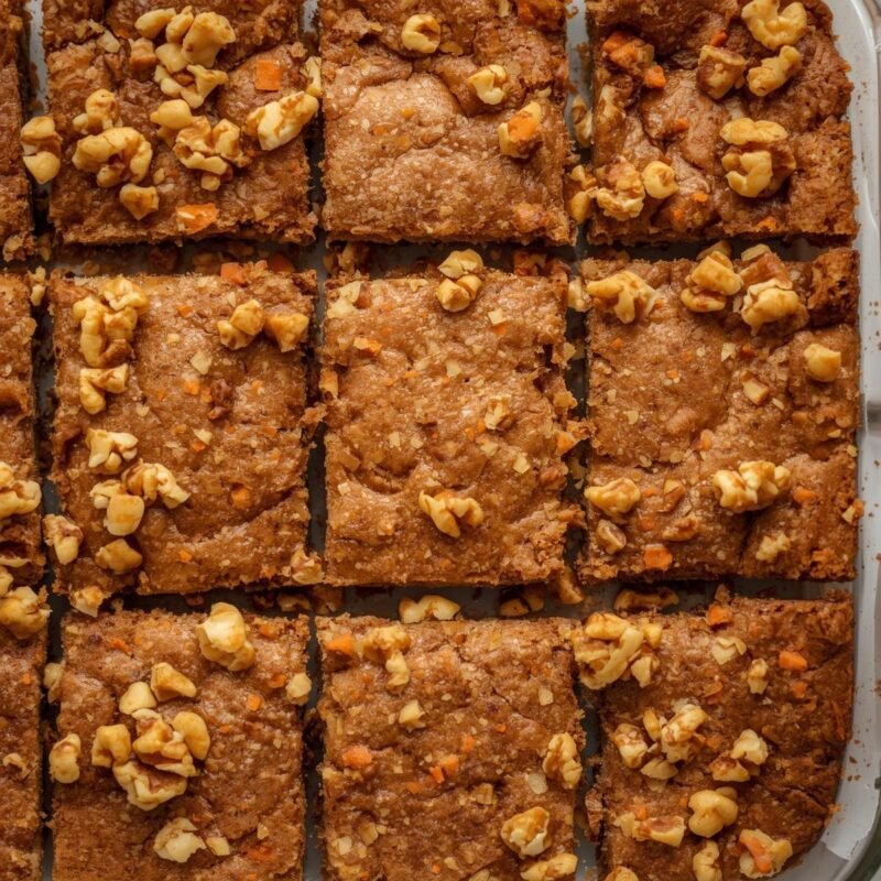 Homemade Carrot Cake Bars