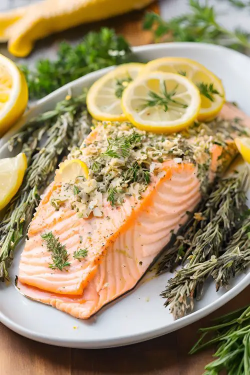 Baked Lemon Herb Salmon