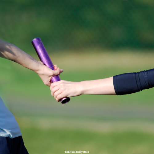 Ball Toss Relay Race
