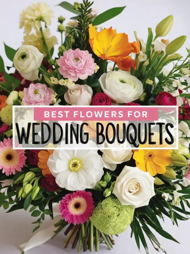 Best Flowers for Wedding Bouquets