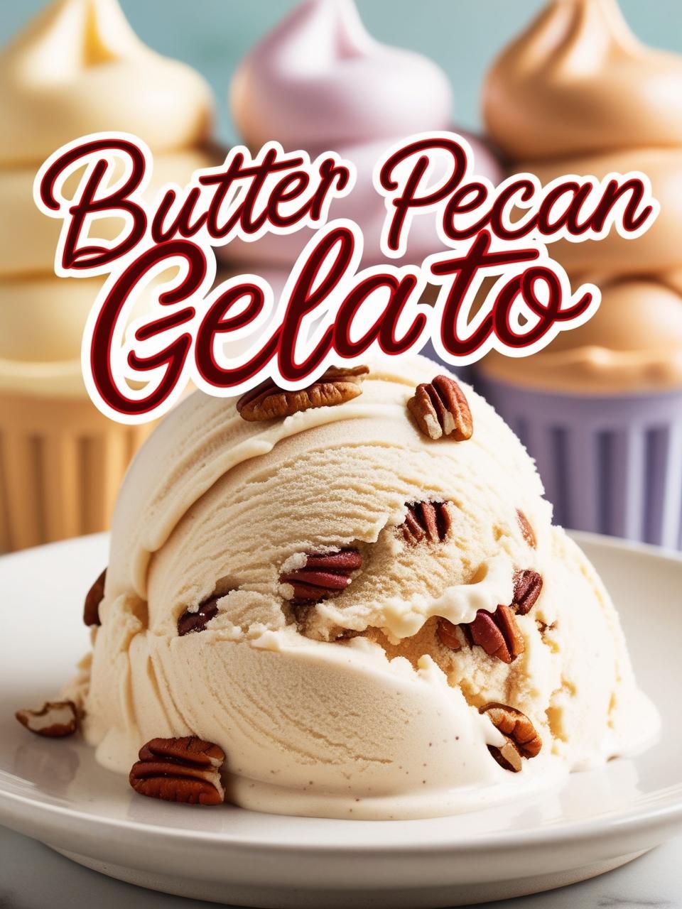Butter Pecan Gelato