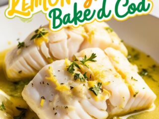Buttery Lemon Garlic Baked Cod
