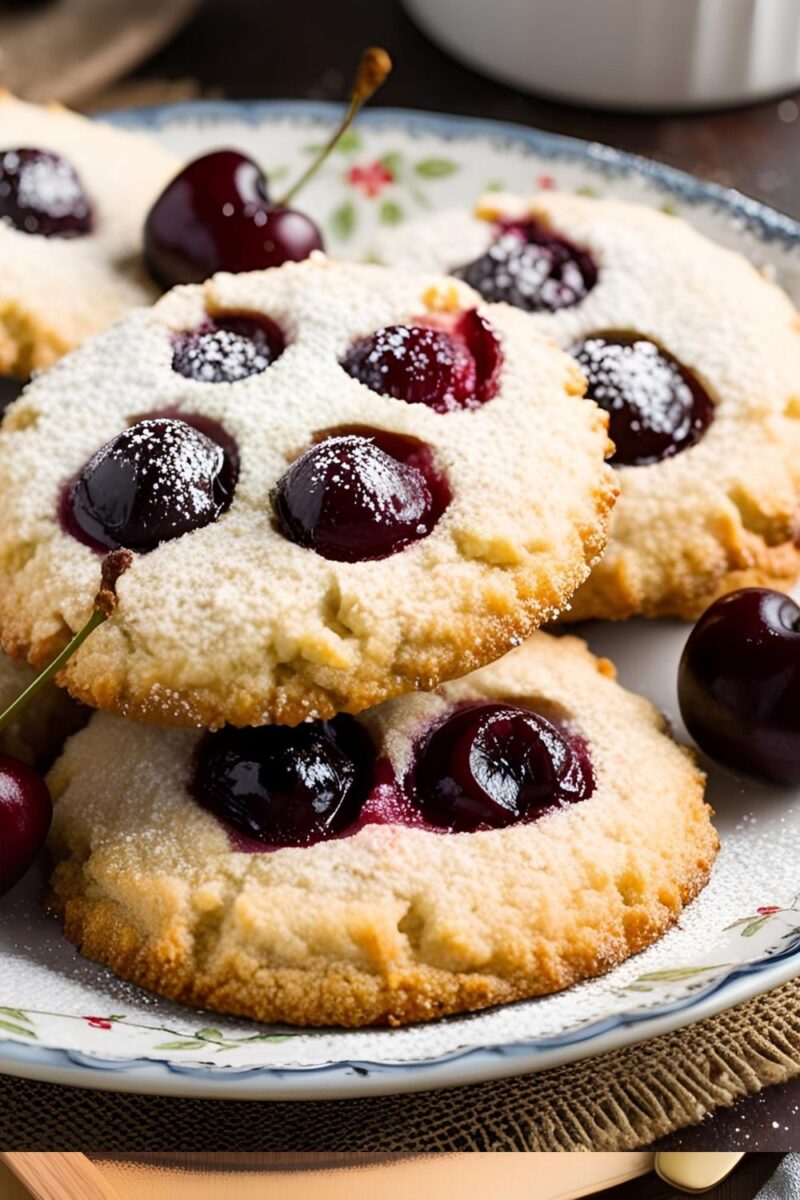 Cherry Coconut Cookies