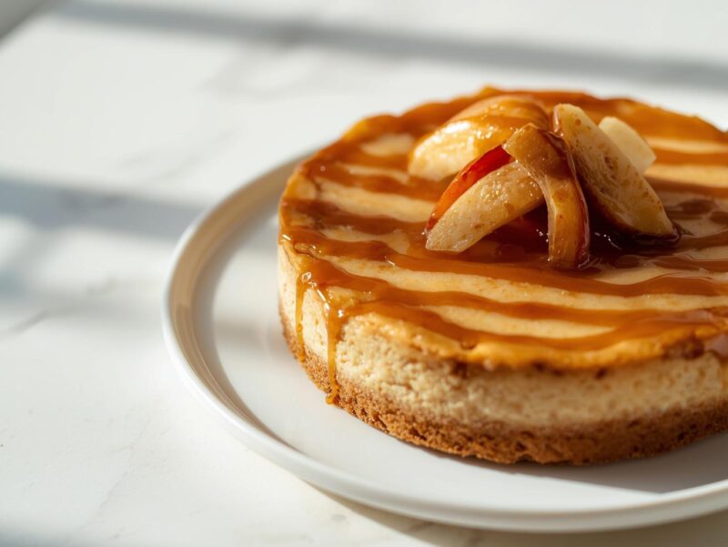 Cinnamon Apple Cheesecake