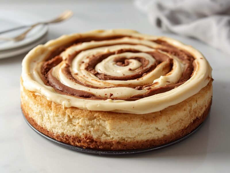 Cinnamon Roll Cheesecake