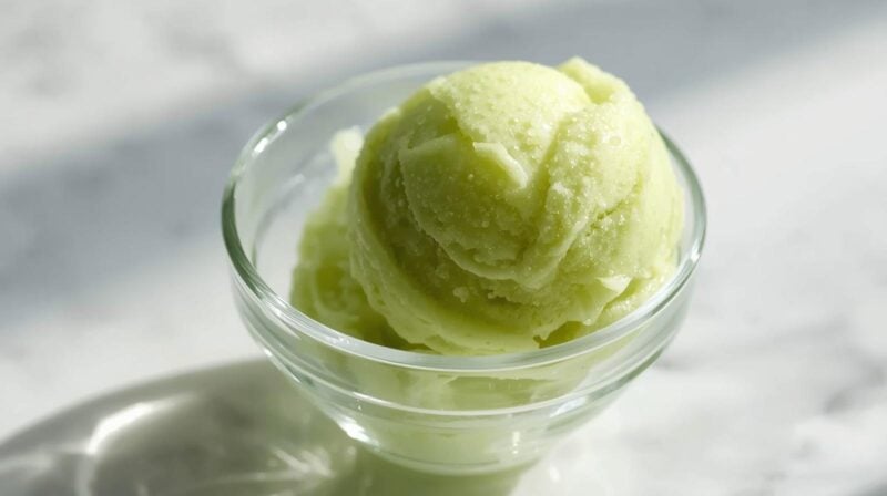 Coconut Lime Sorbet Ice cream