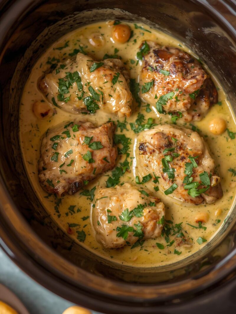 Creamy Crock Pot Chicken Marsala Made Easy