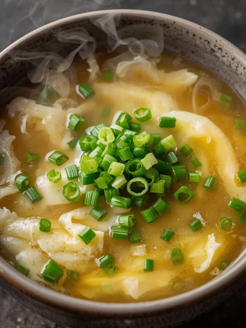 Egg Drop Soup with Green Onions