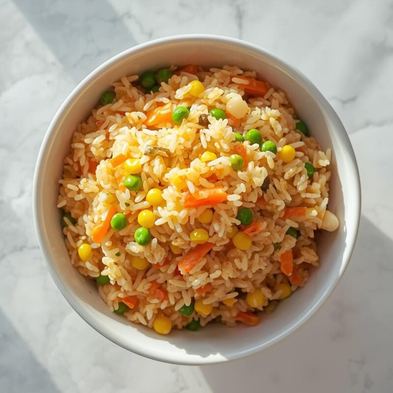 Egg Fried Rice with Vegetables