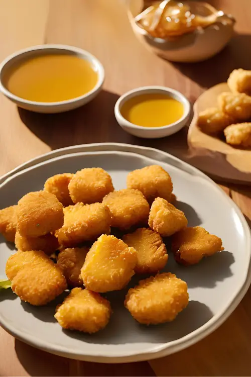 Fish Nuggets with Honey Mustard