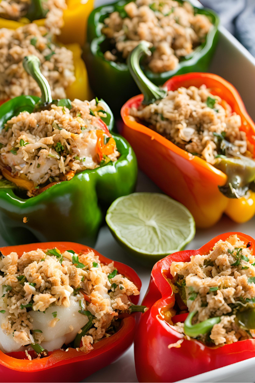 Fish Stuffed Peppers