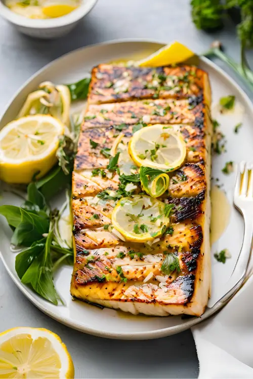 Grilled Mahi-Mahi with Garlic Butter