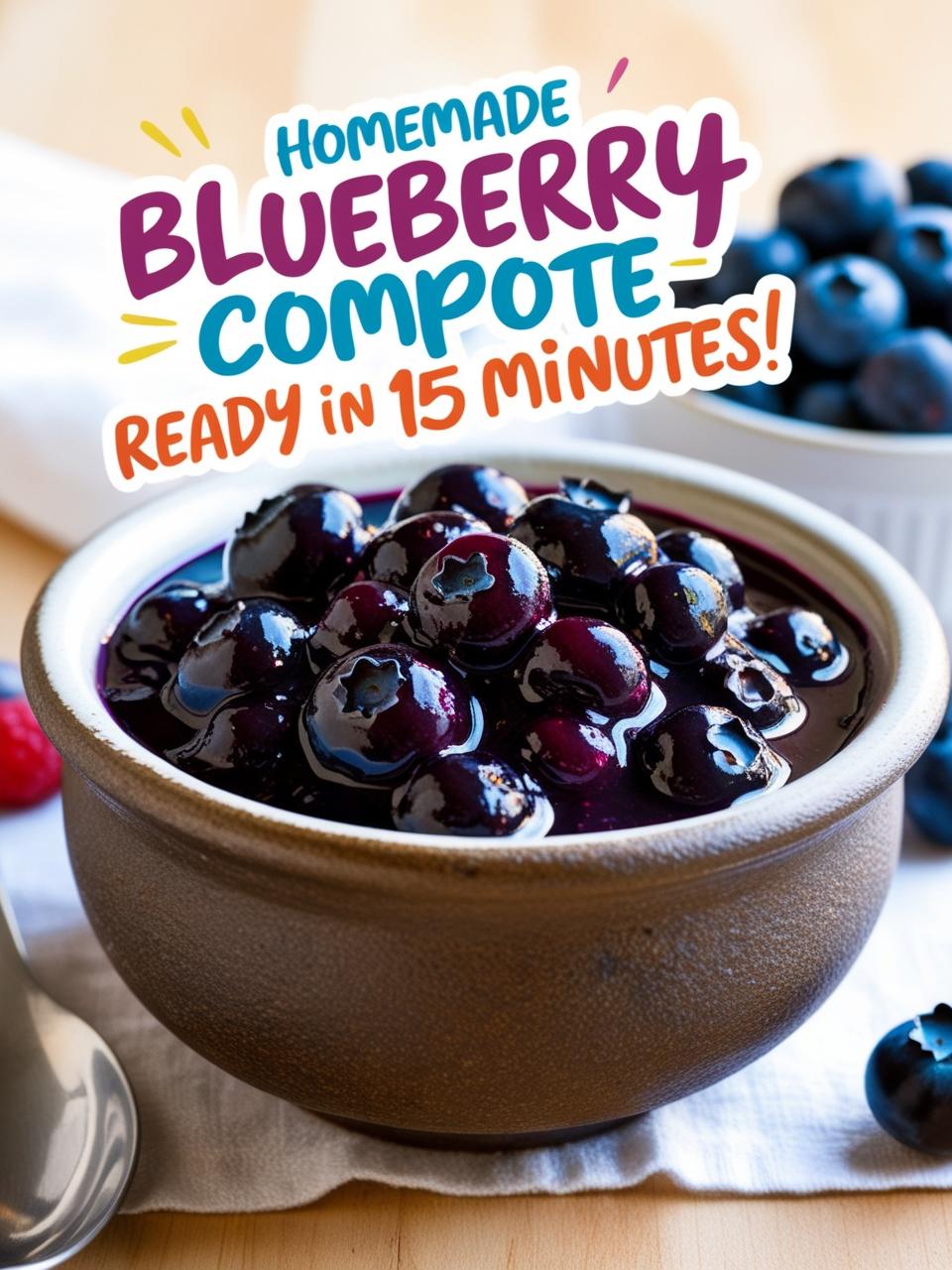 Homemade Blueberry Compote