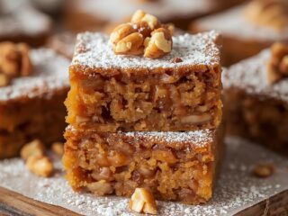 Homemade Carrot Cake Bars: Perfectly Sweet & Moist