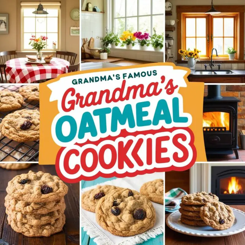 Homemade Oatmeal Raisin Cookies