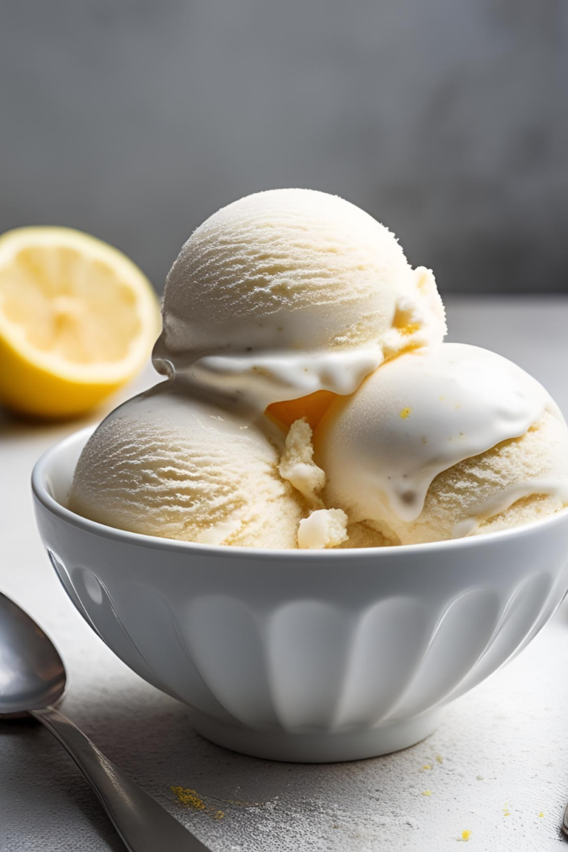Lemon Meringue Ice Cream
