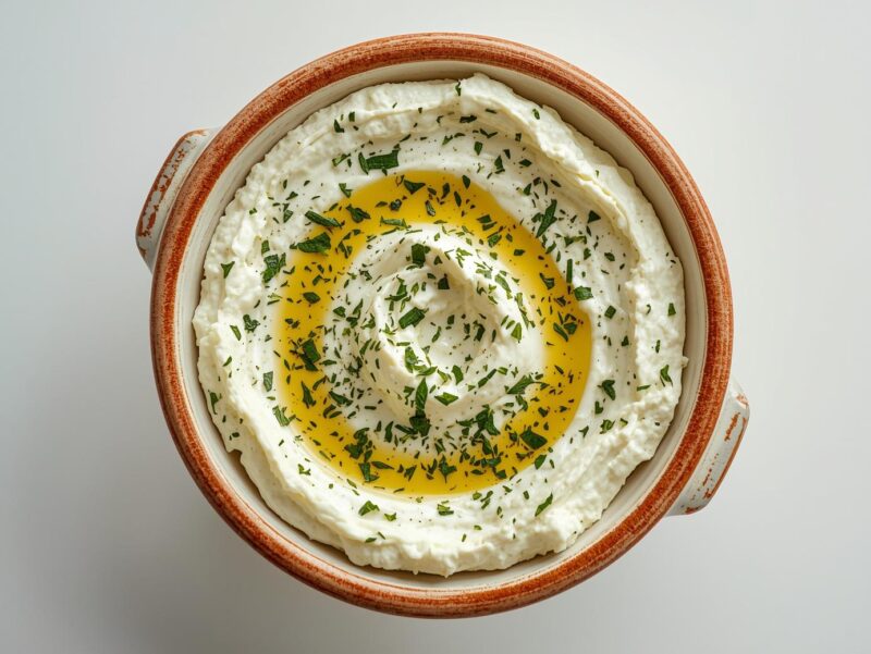 Mediterranean-Style Cream Cheese Dip with Herbs