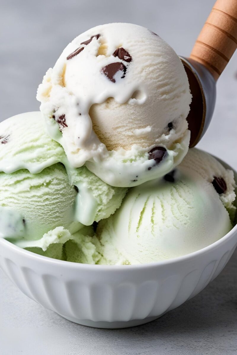 Mint Chocolate Chip Ice Cream