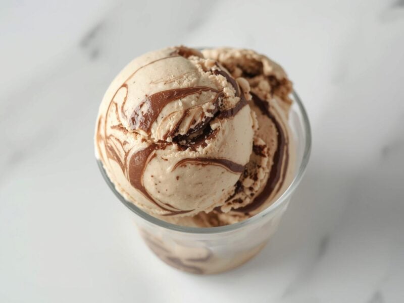 Nutella Swirl Ice Cream