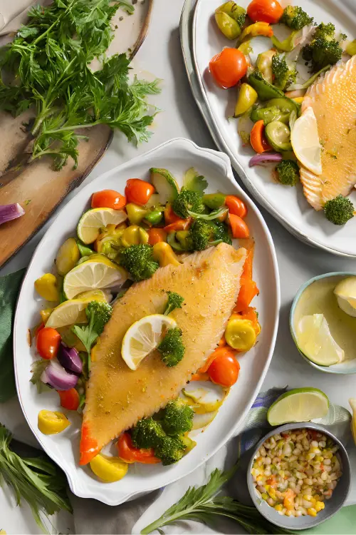 One-Pan Tilapia with Vegetables