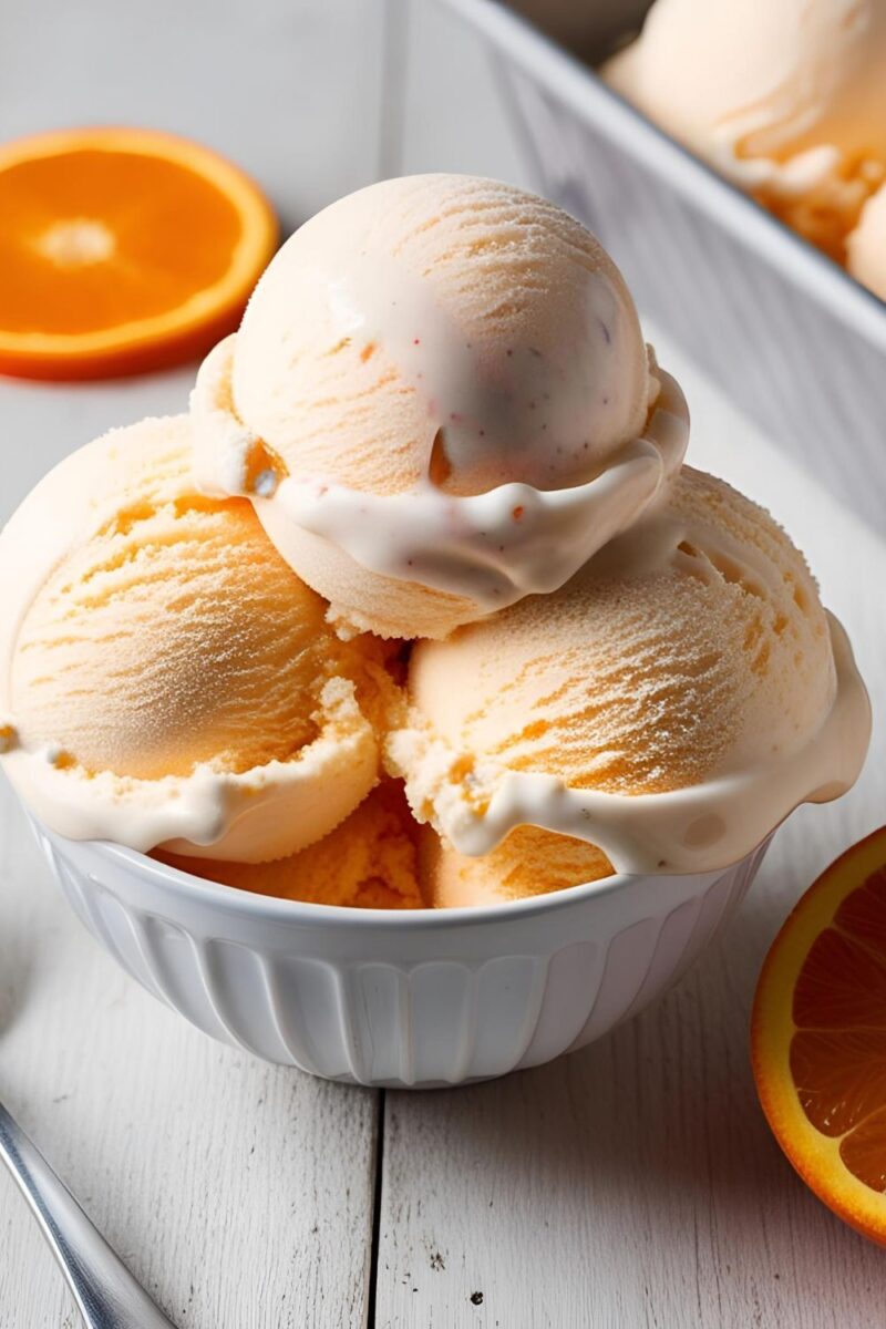 Orange Creamsicle Ice Cream