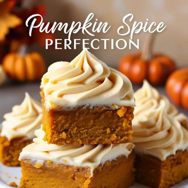 Pumpkin Bars with Cream Cheese Frosting