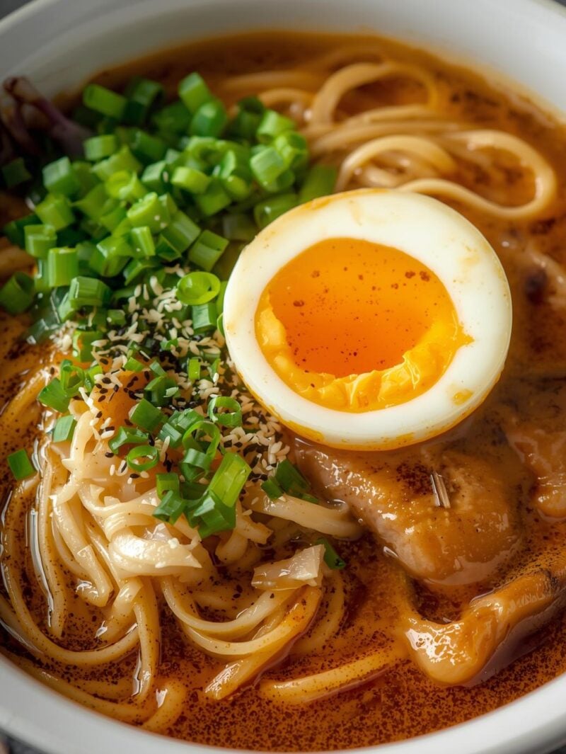 Ramen Noodles with Soft-Boiled Egg