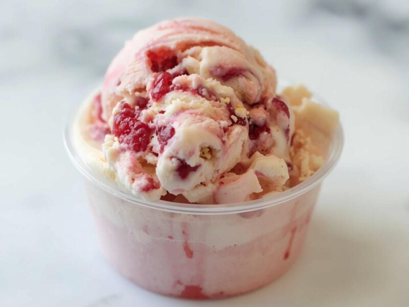 Raspberry Cheesecake Ice Cream