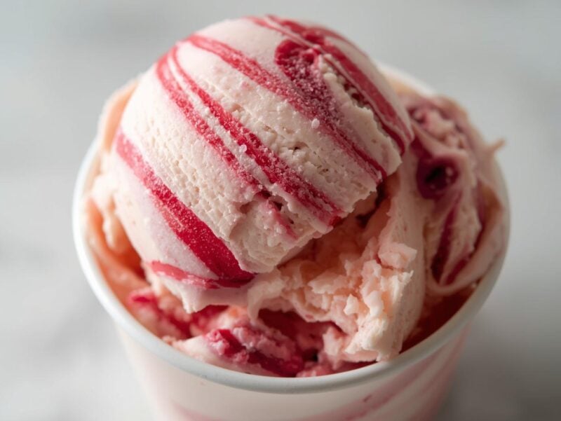 Raspberry Swirl Ice Cream